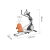 Эллиптический тренажер PROXIMA Panda FE-115A